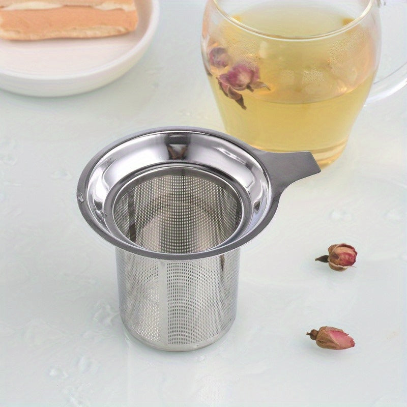 1 piece of Stainless Steel Tea Strainer for separating tea and filtering out impurities in tea, health pot, oil, and tank.