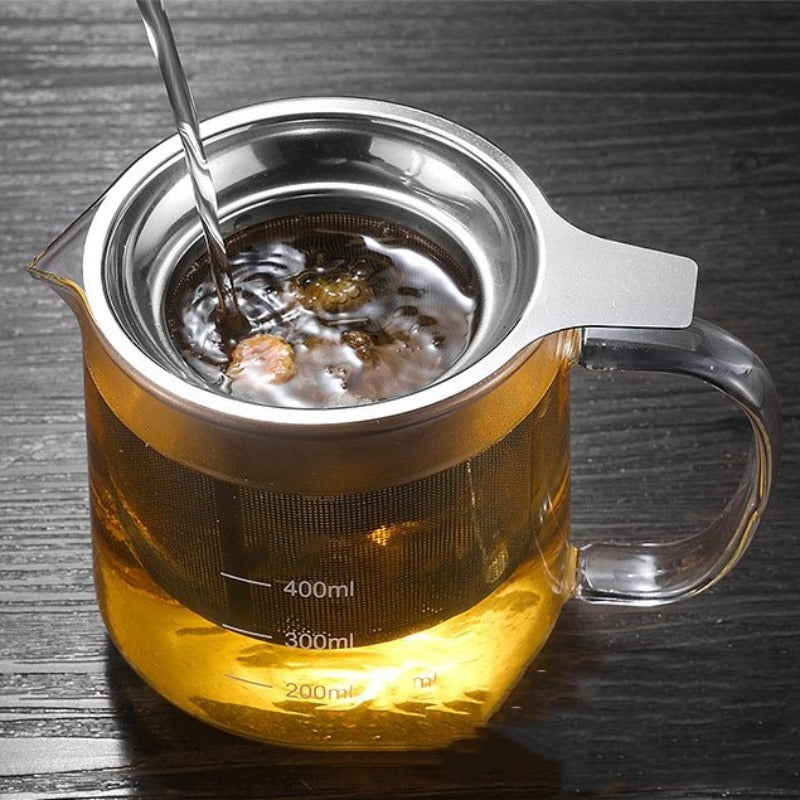 1 piece of Stainless Steel Tea Strainer for separating tea and filtering out impurities in tea, health pot, oil, and tank.