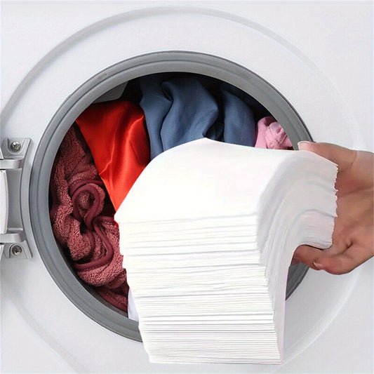 50/100/200pcs Laundry Tablets with Anti Cross Dyeing technology, Absorbent Paper, Anti-Staining Sheets for Clothes, Anti-String Mixing, Color Absorption Washing Accessories.