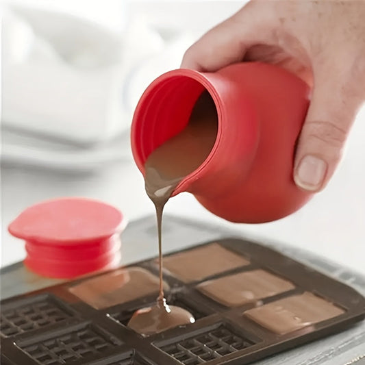 Microwave-Safe Silicone Melting Pot for Chocolate, Cream, Hot Milk, or Sauce- Non-Stick, Commercial Kitchen-Ready