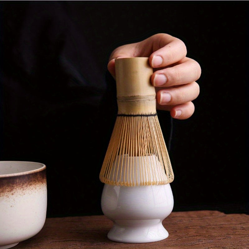 Japanese Gift Box Set includes a Tea Brush, Matcha Brush, Hundred-Book Stand, and Song Dynasty Tea Pointing Matcha Tea Making Tool Set.