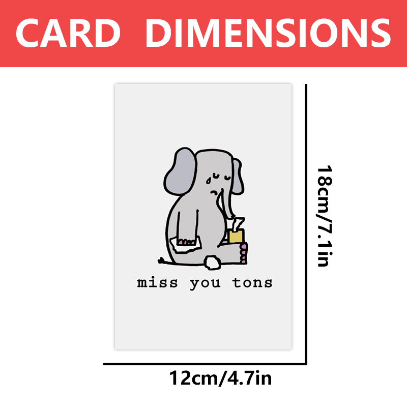 Celebrate with humor and cuteness with this adorable Elephant Birthday Card! Perfect for friends and family, this cute baby elephant card is the best gift for Eid Al-Adha Mubarak.