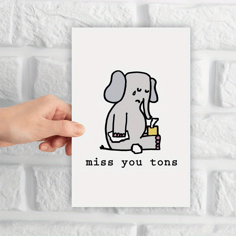 Celebrate with humor and cuteness with this adorable Elephant Birthday Card! Perfect for friends and family, this cute baby elephant card is the best gift for Eid Al-Adha Mubarak.