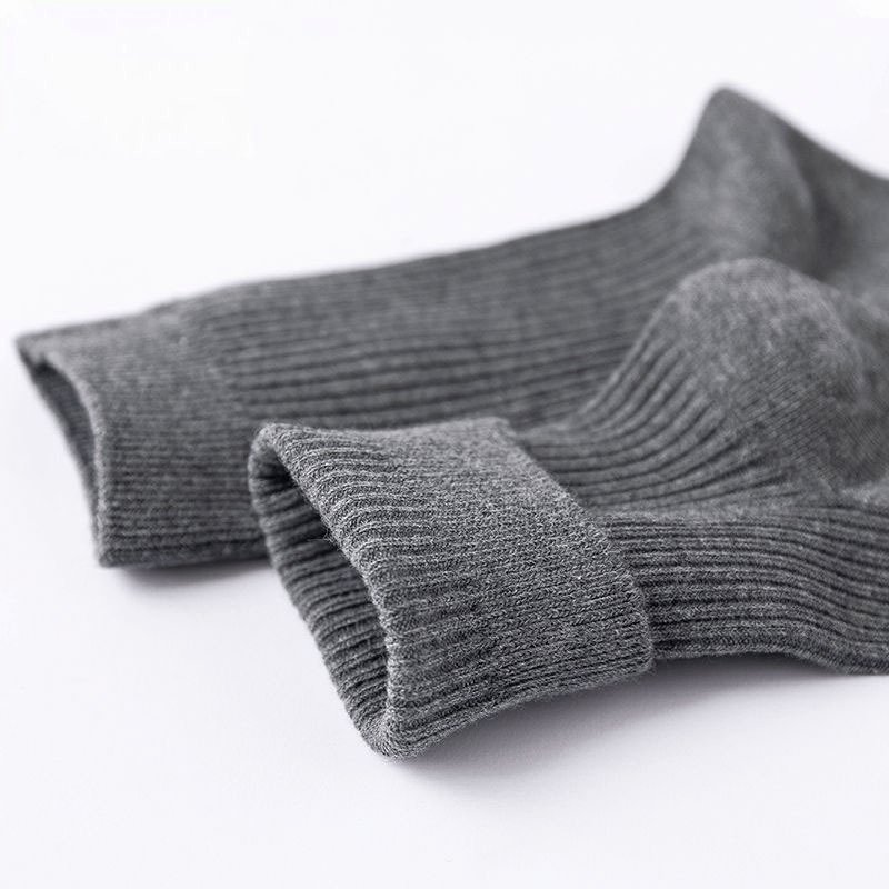 5 pairs of men's cotton blend crew socks, anti-odor, sweat-absorbing, breathable, suitable for all seasons.