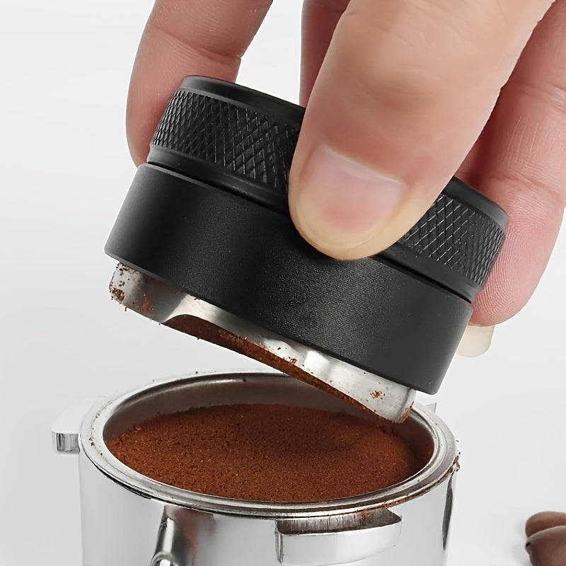 Espresso Coffee Distributor and Tamper Tool Set - Includes 1 piece with 51/53/58mm sizes for perfect coffee distribution and tamping. Ideal for coffee lovers and baristas. Great addition to any coffee bar or as a stylish gift for coffeeware enthusiasts.