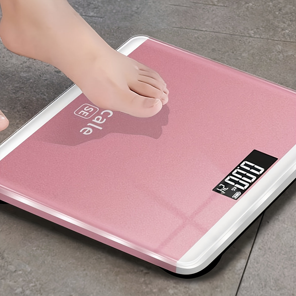 1pc Rose Golden Mini Household Electronic Smart Body Weight Scale