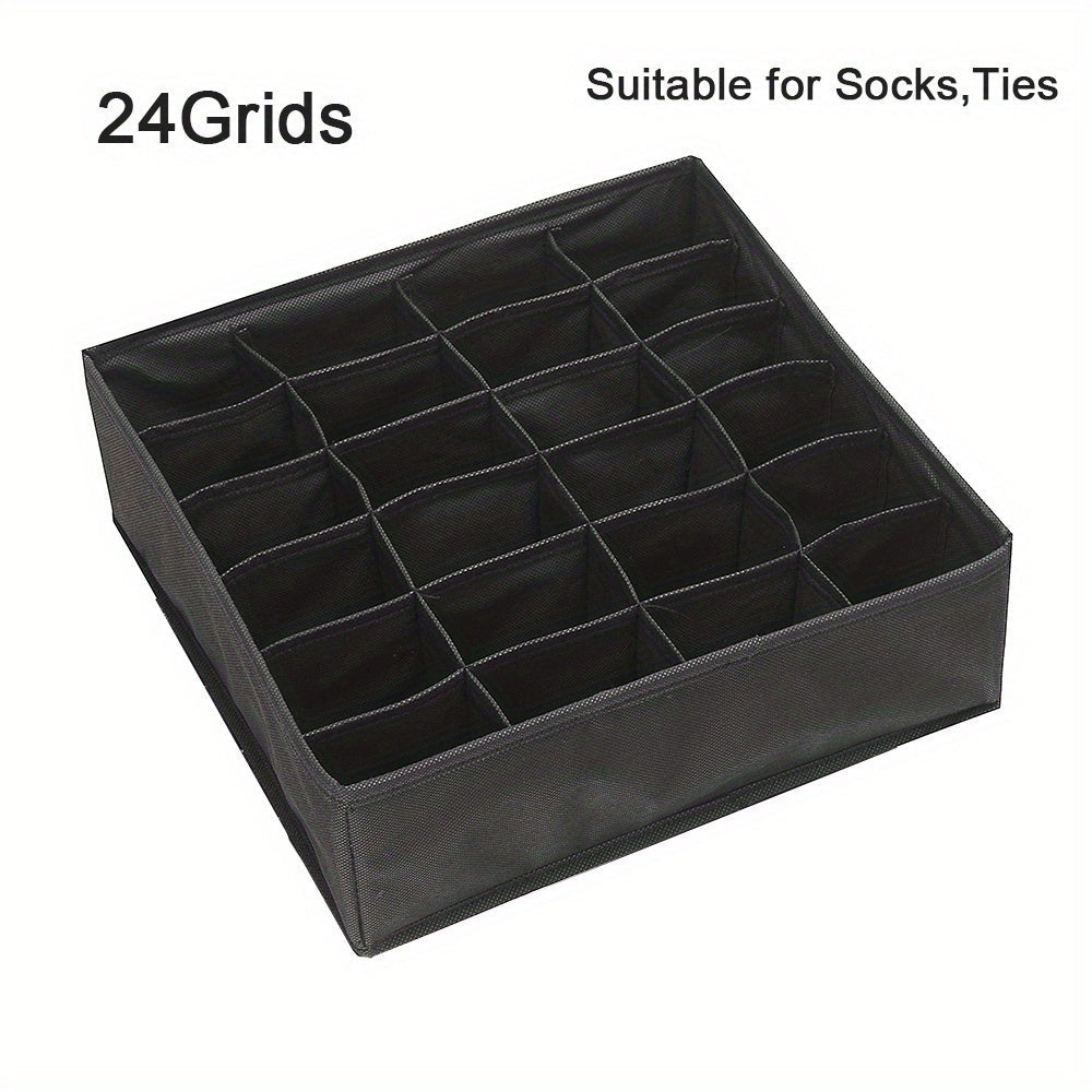 Foldable Fabric Storage Cube - Ideal for Organizing Socks, Ties, and Underwear in Drawers and Cabinets, Saves Space