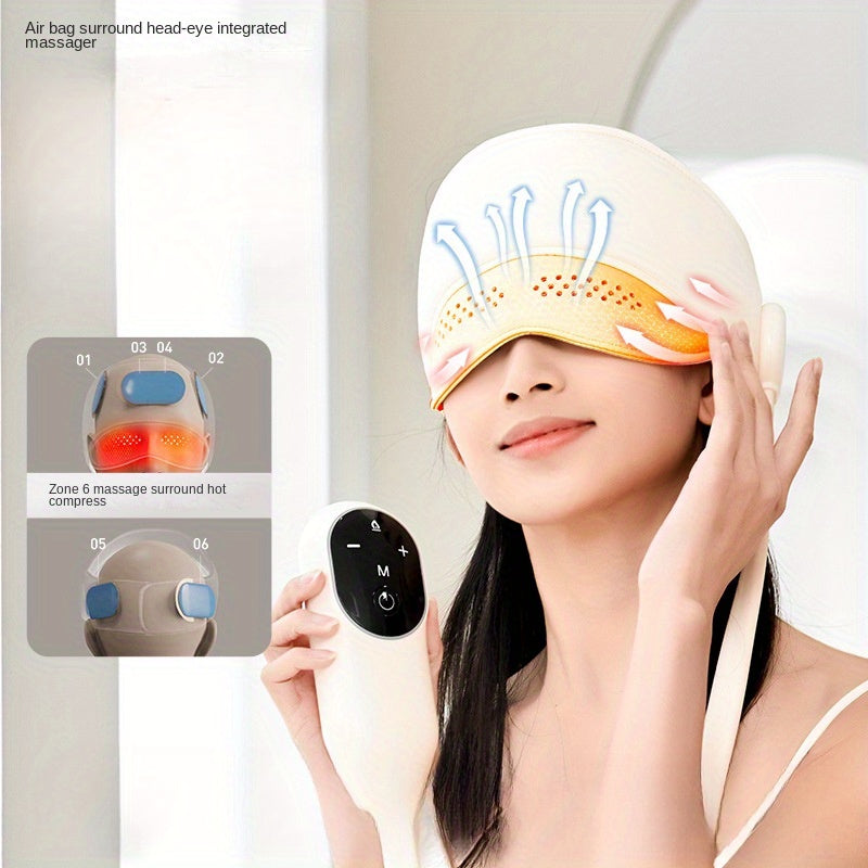 3-in-1 Massager for Head, Eyes, and Sleep Support