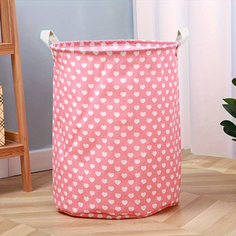 Get this generously sized storage basket – a spacious canvas bin that's waterproof-coated and perfect for organizing clothes and laundry in your home, bedroom, or even as a thoughtful gift for Halloween or Christmas.