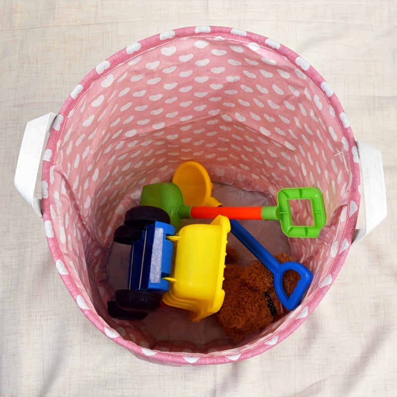 Get this generously sized storage basket – a spacious canvas bin that's waterproof-coated and perfect for organizing clothes and laundry in your home, bedroom, or even as a thoughtful gift for Halloween or Christmas.