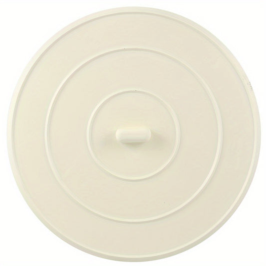 Silicone drain stopper for shower, bathtub, and sink with hair catcher and leak-proof design.