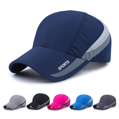 Stay cool and stylishly protected with a quick-drying baseball cap for outdoor activities.