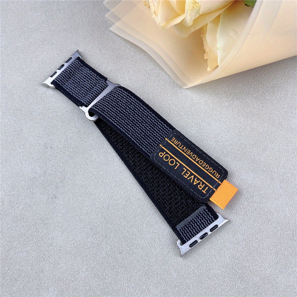 Accessories for Men and Women's Watches - Ultra Nylon Loop Strap for iWatch Band Series 1-9.