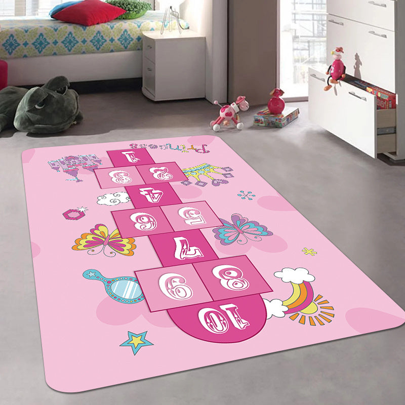 Large 1pc Room Game Area Rug with Thick Sponge Padding and Non-slip Backing, Ideal for Living Room, Bedroom, and Gamer Home Decor