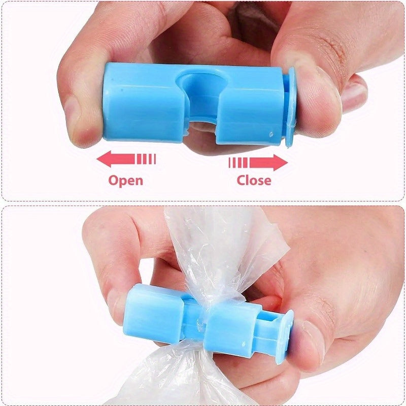 Set of 12 Food Bag Sealing Clips, Versatile Fresh-keeping Clamps for Plastic and Snack Bags, Secure and Durable Airtight Seal, Ideal for Kitchen Organization and Storage, Must-have Kitchen Accessories