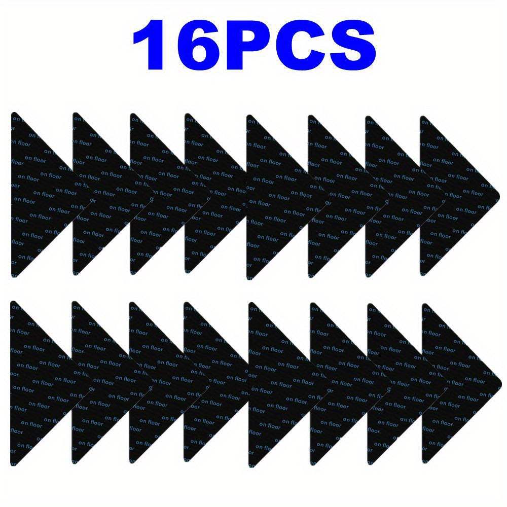 Keep your rug in place and prevent curling with these 4/8/16/28 pieces of anti-curling rug grippers. These non-slip, reusable carpet stickers are perfect for use on area rugs, hardwood floors, tile floors, and floor mats. Say goodbye to constantly