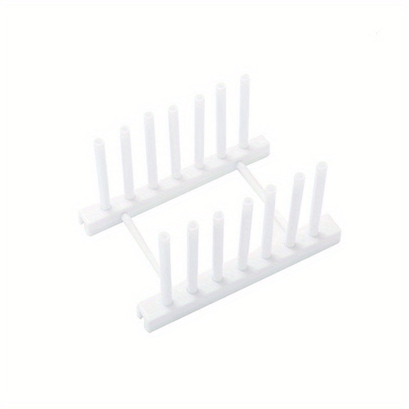 Durable Plastic Kitchen Dish & Cup Drain Rack - Versatile Tableware Storage Tray Holder for Saving Space