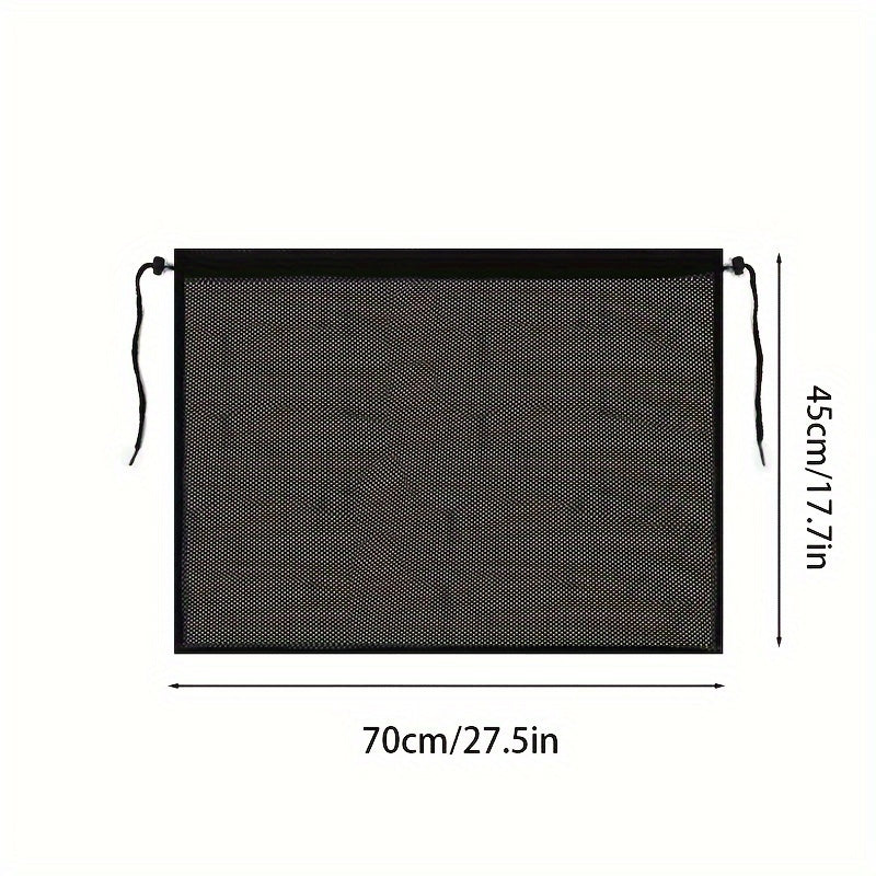 Car Sunshade Curtain for 1 piece, designed for summer use in the car to block sunlight. This visual sunshade curtain is a practical car interior accessory, making it a great gift for Christmas, Halloween, or Thanksgiving Day.