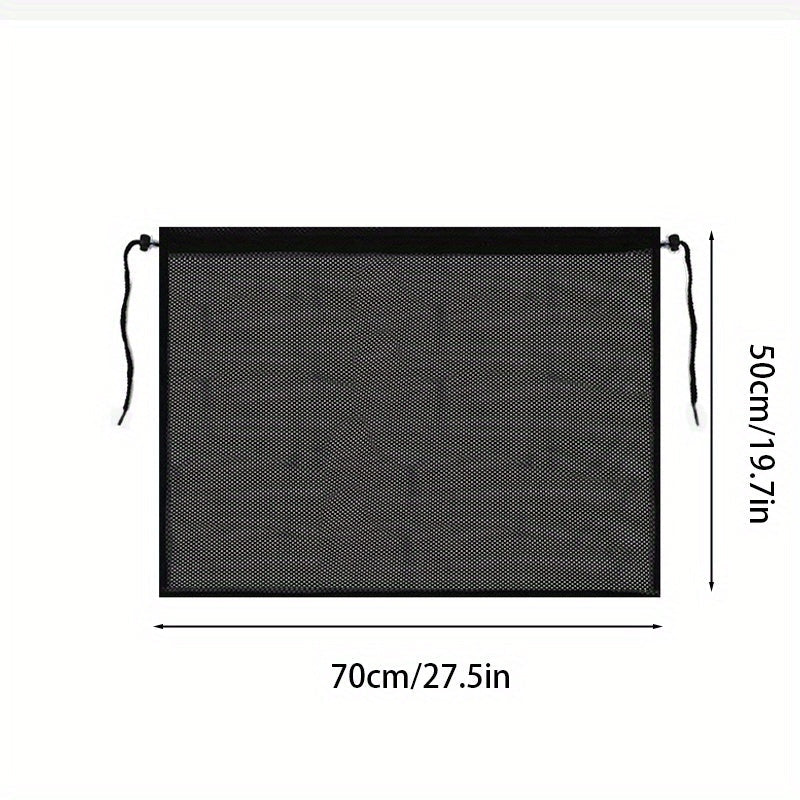 Car Sunshade Curtain for 1 piece, designed for summer use in the car to block sunlight. This visual sunshade curtain is a practical car interior accessory, making it a great gift for Christmas, Halloween, or Thanksgiving Day.