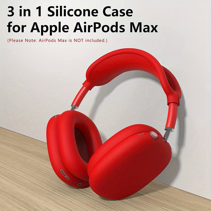 Silicone cover for AirPods Max headphones to protect against scratches and provide added comfort.