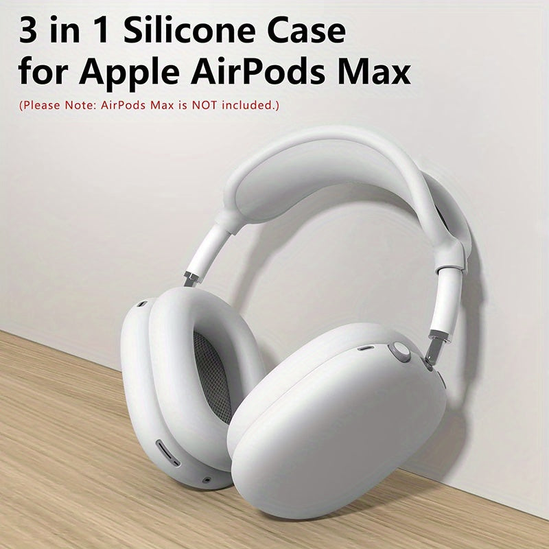 Silicone cover for AirPods Max headphones to protect against scratches and provide added comfort.