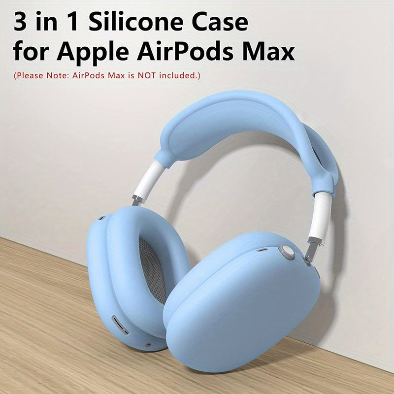 Silicone cover for AirPods Max headphones to protect against scratches and provide added comfort.