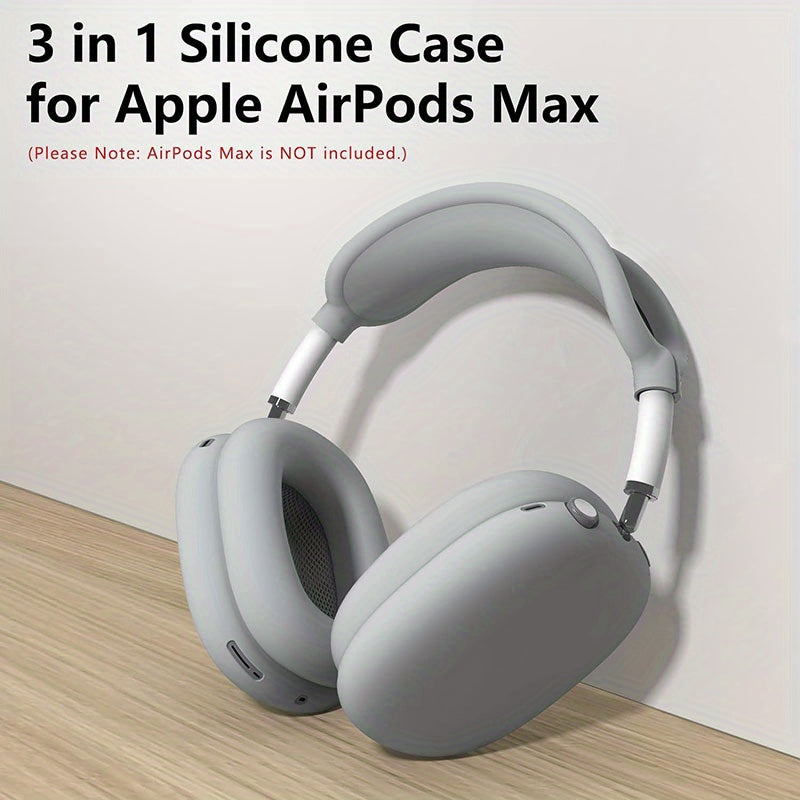 Silicone cover for AirPods Max headphones to protect against scratches and provide added comfort.