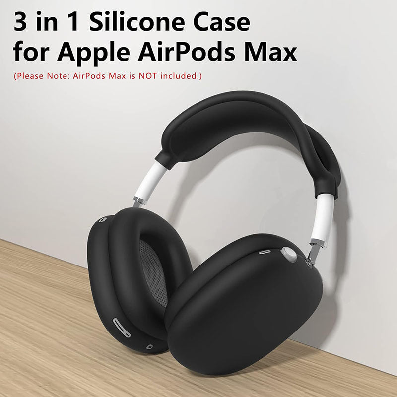 Silicone cover for AirPods Max headphones to protect against scratches and provide added comfort.