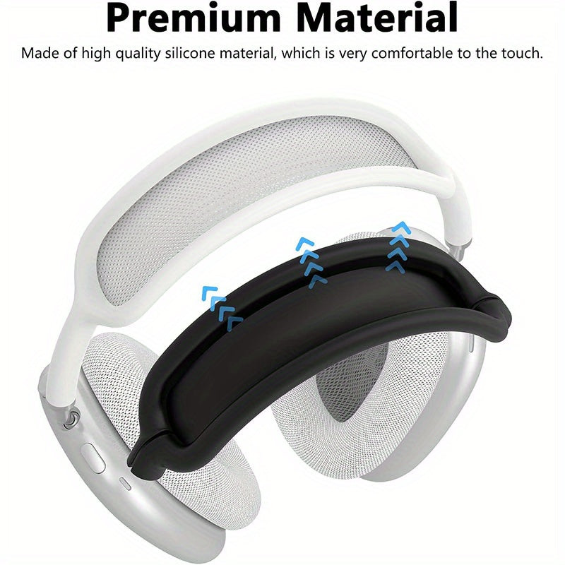 Silicone cover for AirPods Max headphones to protect against scratches and provide added comfort.