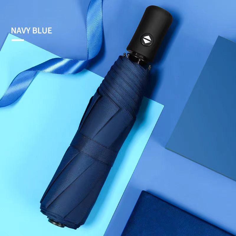 Best-selling automatic business umbrella in classic solid color, suitable for outdoor travel and designed for men's business use.