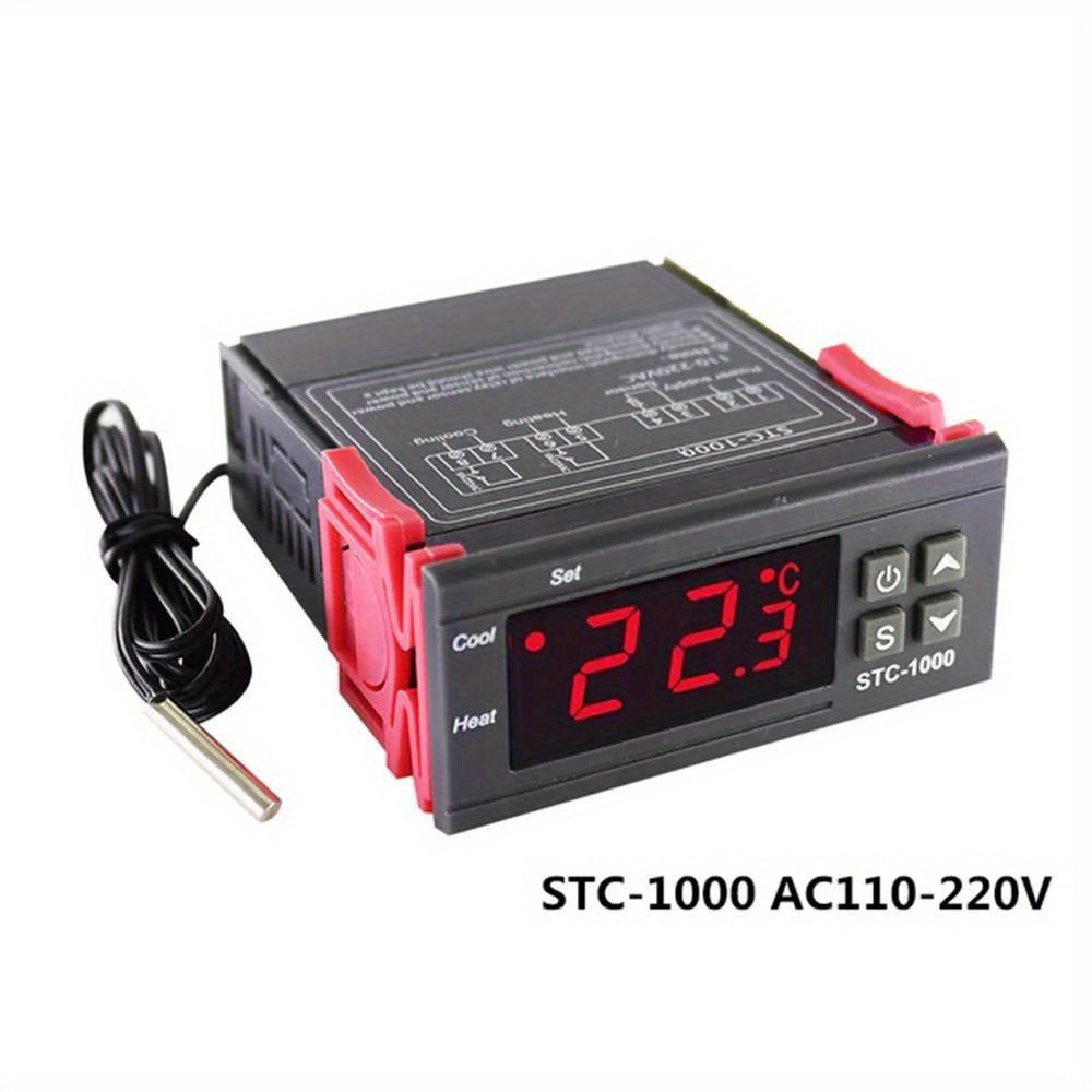 STC-1000 LED Digital Temperature Controller for Incubators, 110V/220V, for Hatching Eggs