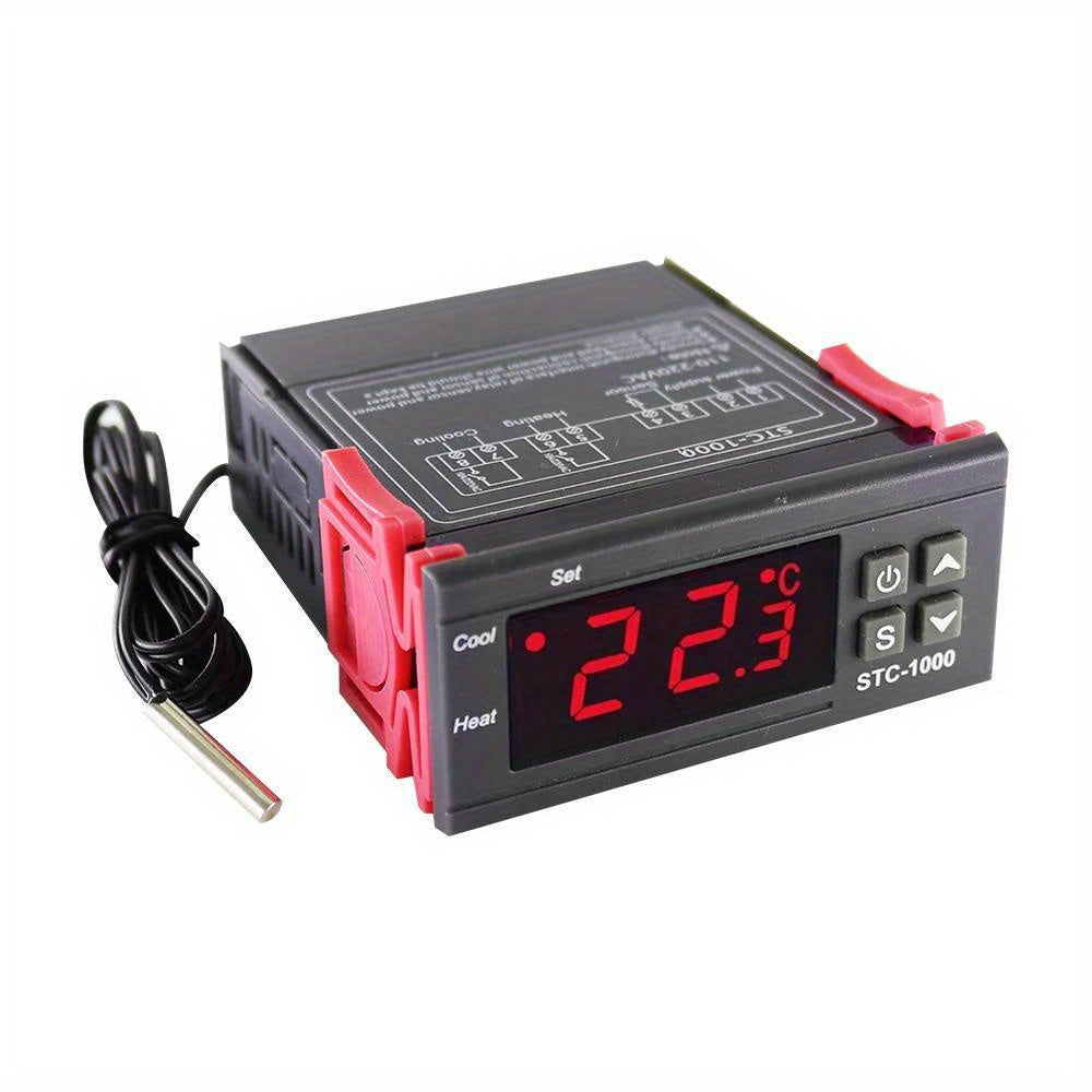 STC-1000 LED Digital Temperature Controller for Incubators, 110V/220V, for Hatching Eggs