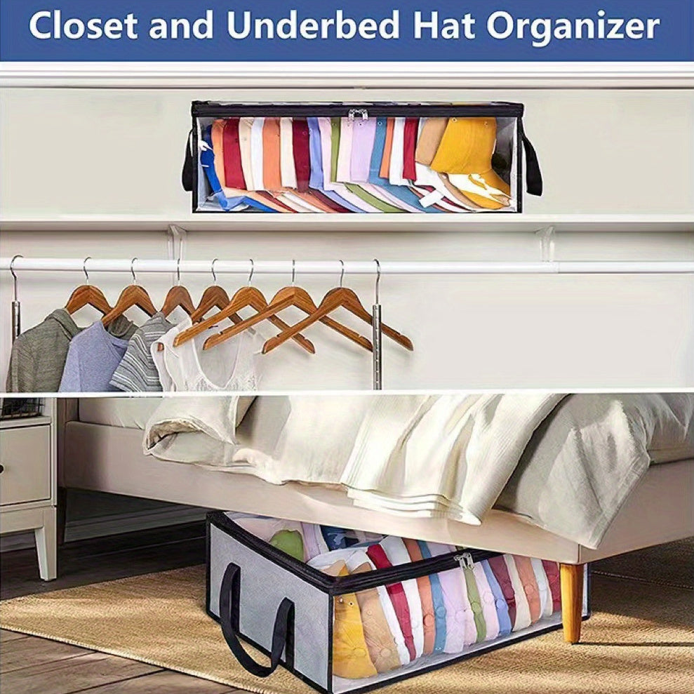 Non-woven Wardrobe Hanger Clothes Hat Foldable Storage Hanging Bag - Perfect Storage Organizer Bag for Home, Ideal Christmas or Halloween Gift