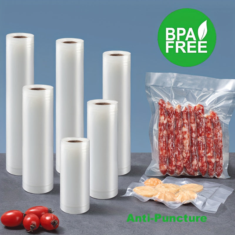 Vacuum Sealer Bags - Clear, Single-Use Pouches for Keeping Food Fresh - Ideal for Home and Restaurant Kitchens