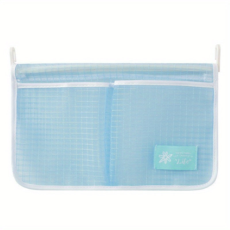 Multipurpose Fabric Refrigerator Door Organizer, Hanging Mesh Storage Bag for Kitchen Supplies, No Electricity Required, Stylish Fridge Organization Accessory