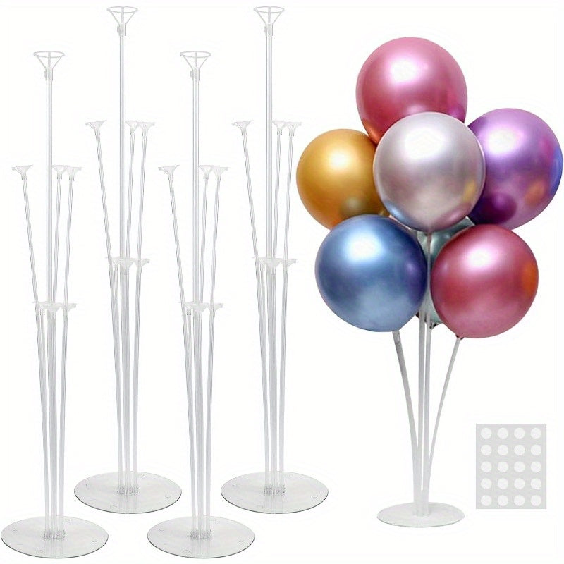 Balloon display stand with base, pole, and cup - ideal for weddings, anniversaries, Mother's Day, and birthday parties.