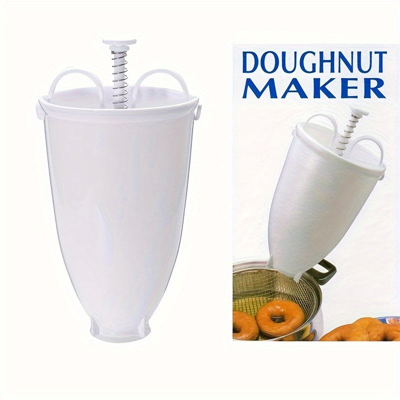 User-friendly doughnut maker kit made of food-safe PP material for DIY donut making at home.