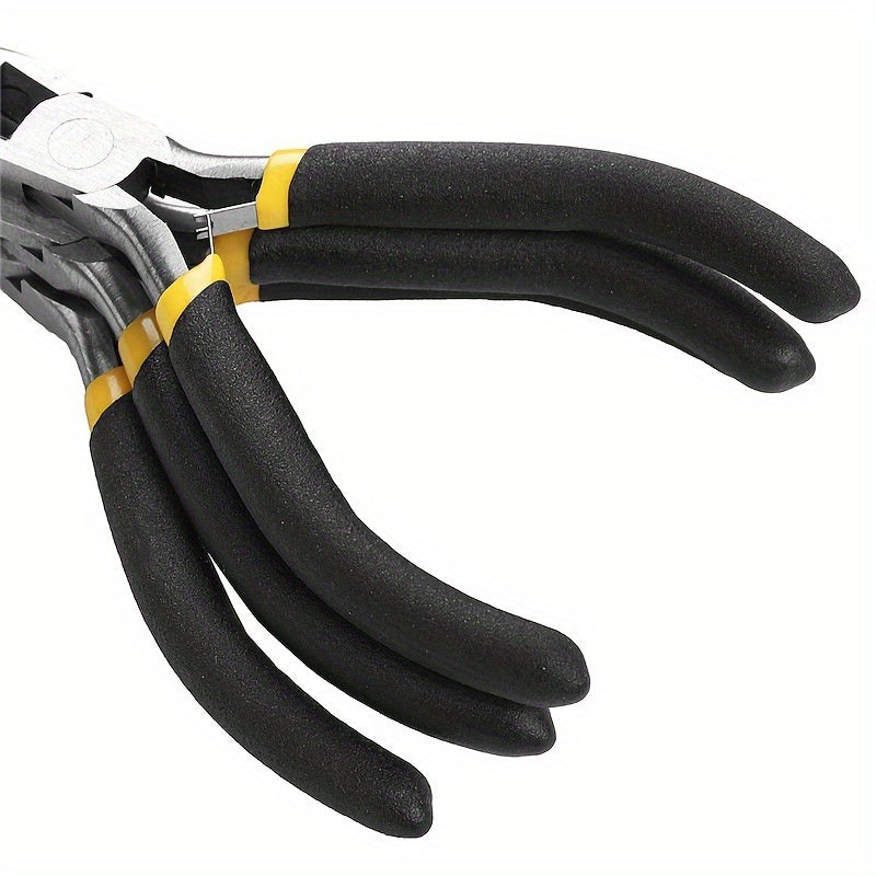 8-piece mini jewelry pliers set for DIY crafting and repairing jewelry.