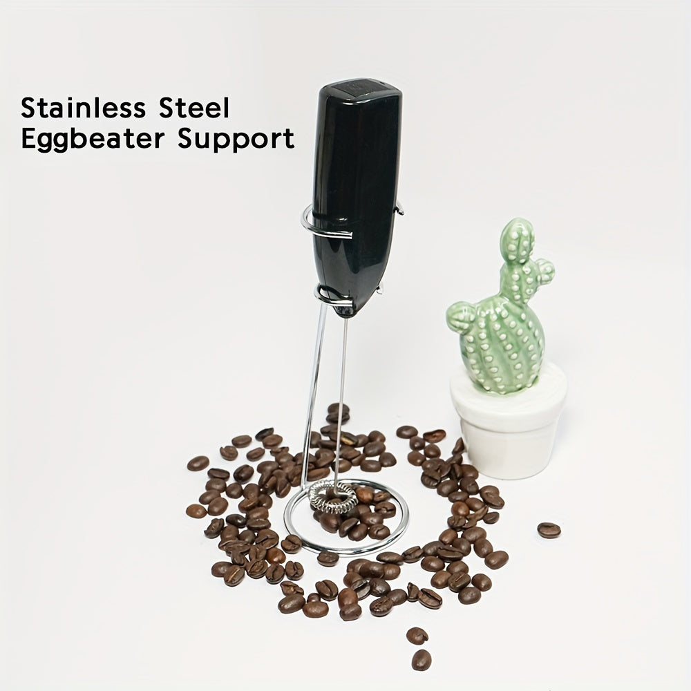 Durable Stainless Steel Milk Frother Stand - Convenient, Compact Holder for Coffee & Espresso Machines, Simple to Clean