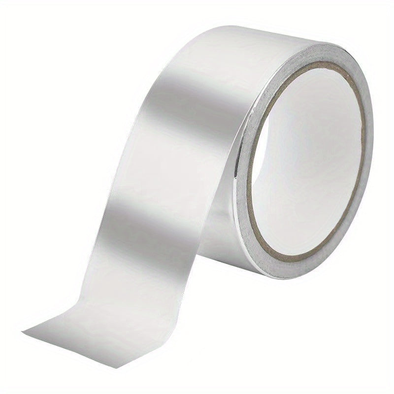 Waterproof aluminum foil tape for kitchen and bathroom - anti-mold, heat insulation, countertop sticker, 1 roll.