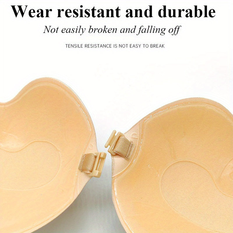 Invisible Stick-On Lift Bra: Strapless, Seamless, and Self-Adhesive with Soft Support - Women's Lingerie & Underwear