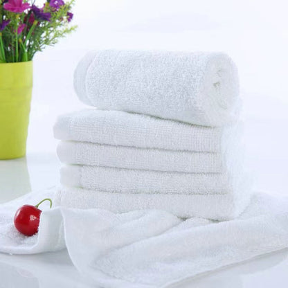 6/12/24 Cotton Absorbent White Small Square Towels, for Hotel Kitchen and Household, Multifunctional Hand and Face Towels