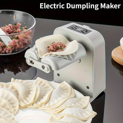 1 piece of the Upgraded Rechargeable Automatic Dumpling Making Machine is now available. This machine comes equipped with a lithium battery, USB charging capabilities, and ensured food contact safety. It has the ability to produce up to 1500 dumplings