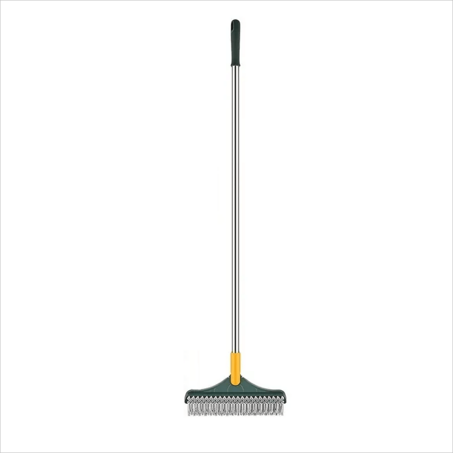 Extendable Rotary Scrub Brush for Tile & Grout - Ideal for Deep Cleaning, Features Long Handle and Plastic Bristles. Suitable for Use in Various Settings such as Living Room, Bedroom, Outdoors, and Car Cleaning.