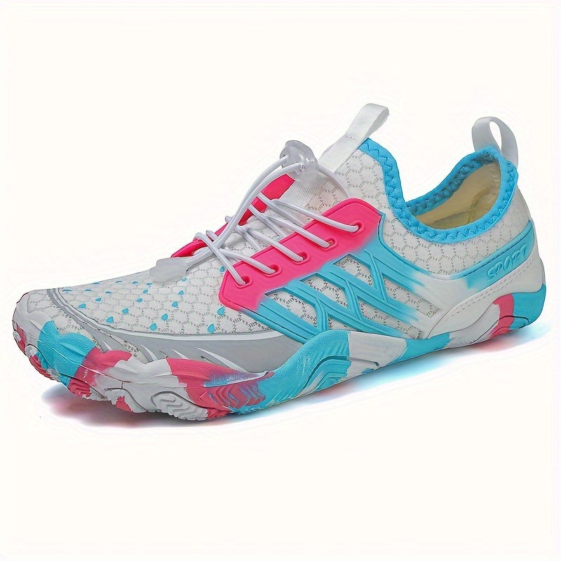 Men's and Women's Water Shoes with Quick-Dry Mesh, Anti-Slip Sole, Various Colors, Unisex Beach Footwear