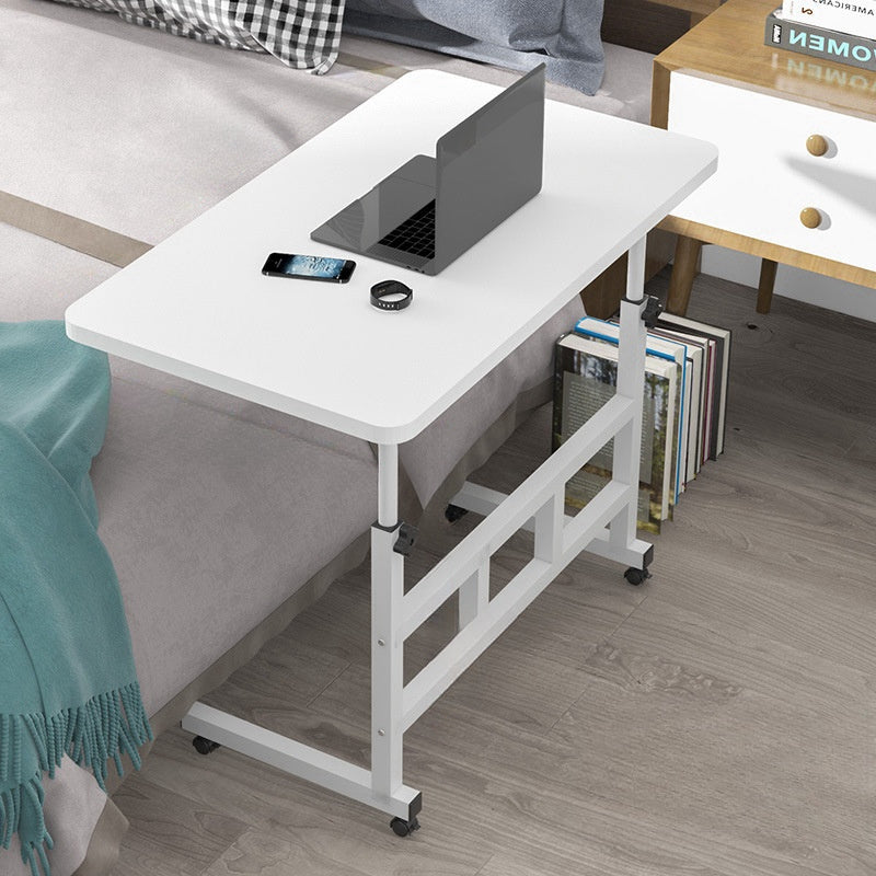 Adjustable & portable laptop desk made of sleek wood for home, sofa, or bedside use.