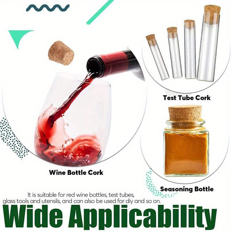 10 reusable wine stoppers for bottles, bar tools and kitchen accessories.