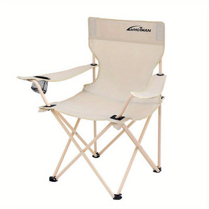 Oxford Folding Chair, portable picnic armchair for outdoor leisure.