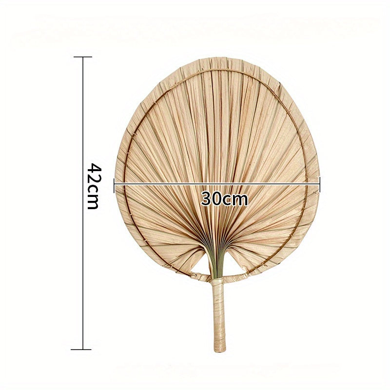 Веер из пальмовых листьев - вдохновленный островами ручной работы настенное украшение для лета, пляжа и дома - прочный и высокого качества