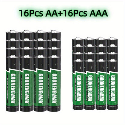 AA and AAA Alkaline Batteries: Ideal for Flashlights, Toys, Remote Controls, and Long-Lasting Power.